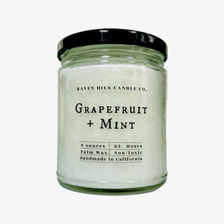 Grapefruit and Mint Scented Candle